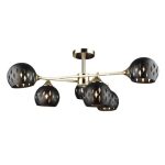 MD.4211-6-S-GD+FGD Люстра потолочная 6*Е27