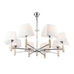 MD.4221-8-P-CH+WH Люстра потолочная 8*Е27