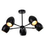 MD.19972-5-S-BK Люстра потолочная Е14 5*60W черный