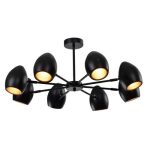 MD.19972-8-S-BK Люстра потолочная Е14 8*60W черный