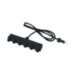 Разветвительная коробка 6 гнезд IP64.Кабель 10м