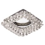 IL.0017.1103 Светильник MR16 встраиваемый Хром, Хрусталь прозрачный GU5.3 50Вт