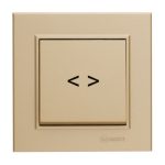 Makel Karea Латунь выключатель 1-клавишный проходной