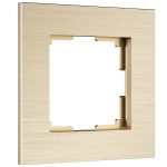 Рамка на 1 пост AluMax (шампань)