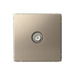 Systeme Electric ARTGALLERY TV РОЗЕТКА проходная 4DB, механизм, ШАМПАНЬ