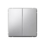 Systeme Electric ARTGALLERY 2-клавишный ПЕРЕКЛЮЧАТЕЛЬ, сх.6/2, 10АХ, механизм, АЛЮМИНИЙ