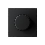 Systeme Electric ARTGALLERY СВЕТОРЕГУЛЯТОР (диммер) повор-нажим, LED, RC, 400Вт, механизм, КАРБОН