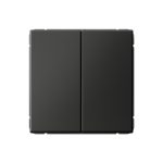 Systeme Electric ARTGALLERY 2-клавишный ПЕРЕКЛЮЧАТЕЛЬ, сх.6/2, 10АХ, механизм, БАЗАЛЬТ