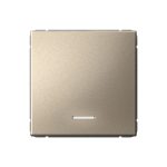 Systeme Electric ARTGALLERY 1-клавишный ВЫКЛЮЧАТЕЛЬ с подсветкой, сх.1а, 10АХ, механизм, ШАМПАНЬ