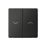 Systeme Electric ARTGALLERY 2-клавишный ВЫКЛЮЧАТЕЛЬ ДЛЯ ЖАЛЮЗИ, 2х сх.4, 10А, механизм, БАЗАЛЬТ