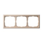 Systeme Electric ARTGALLERY 3-постовая РАМКА, универсальная, ПЕСОЧНЫЙ