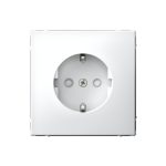 Systeme Electric ARTGALLERY РОЗЕТКА с заземлением со шторками, 16А, механизм, БЕЛЫЙ