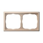 Systeme Electric ARTGALLERY 2-постовая РАМКА, универсальная, ПЕСОЧНЫЙ