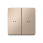 Systeme Electric ARTGALLERY 2-клавишный ВЫКЛЮЧАТЕЛЬ ДЛЯ ЖАЛЮЗИ, 2х сх.4, 10А, механизм, ПЕСОЧНЫЙ