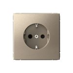 Systeme Electric ARTGALLERY РОЗЕТКА с заземлением со шторками, 16А, механизм, ШАМПАНЬ