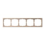 Systeme Electric ARTGALLERY 5-постовая РАМКА, универсальная, ПЕСОЧНЫЙ