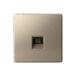 Systeme Electric ARTGALLERY РОЗЕТКА компьютерная RJ45, кат. 6A, механизм, ШАМПАНЬ