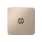 Systeme Electric ARTGALLERY TV РОЗЕТКА оконечная 1DB, механизм, ПЕСОЧНЫЙ