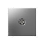 Systeme Electric ARTGALLERY TV РОЗЕТКА оконечная 1DB, механизм, СТАЛЬ