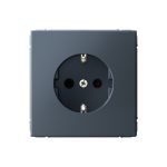 Systeme Electric ARTGALLERY РОЗЕТКА с заземлением со шторками, 16А, механизм, ГРИФЕЛЬ