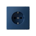 Systeme Electric ARTGALLERY РОЗЕТКА с заземлением со шторками, 16А, механизм, АКВАМАРИН