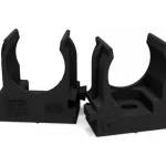 Крепеж-клипса для труб для монтажного пистолета черная в п/э д20 (100шт)